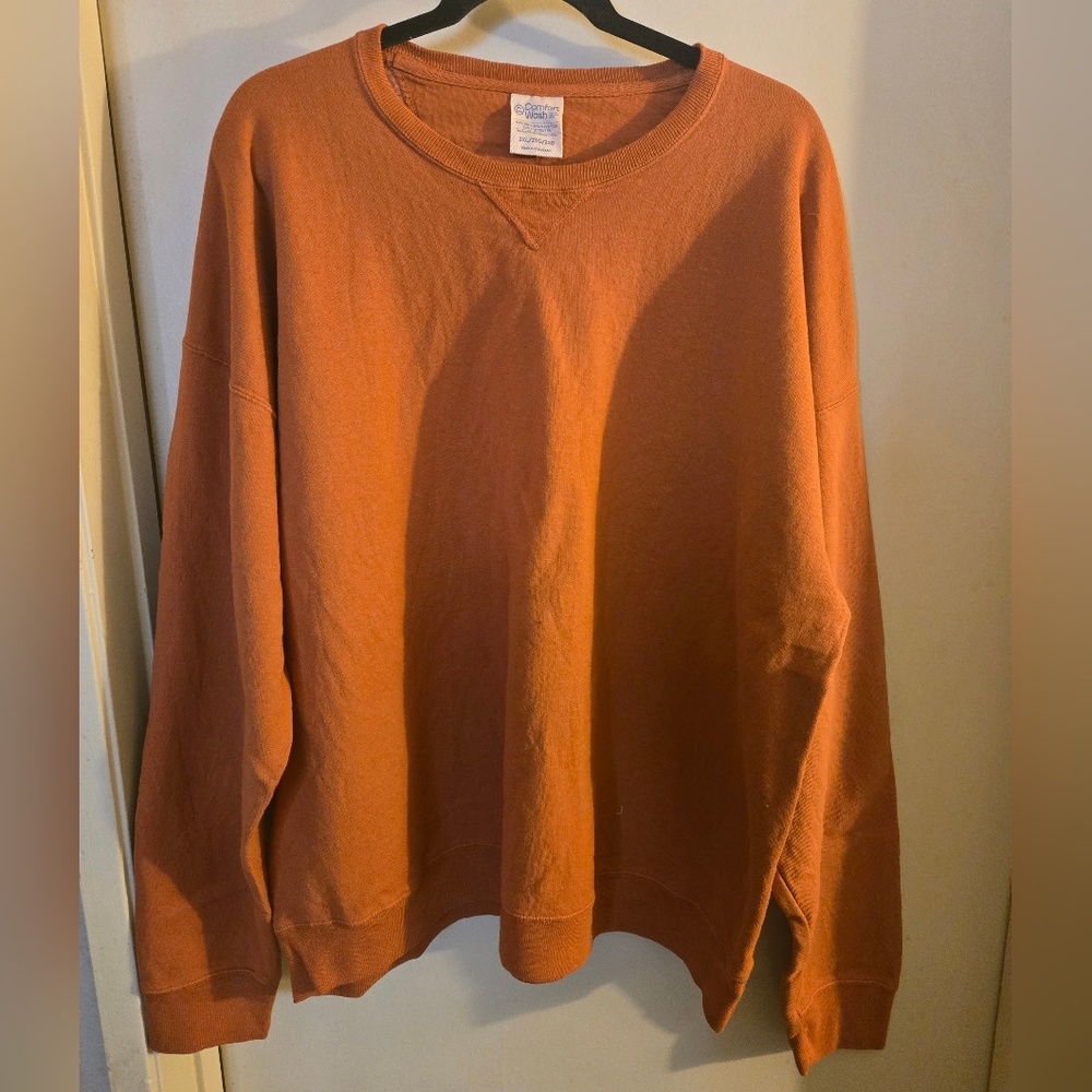 Comfort Colors Men's Rust Sweatshirt